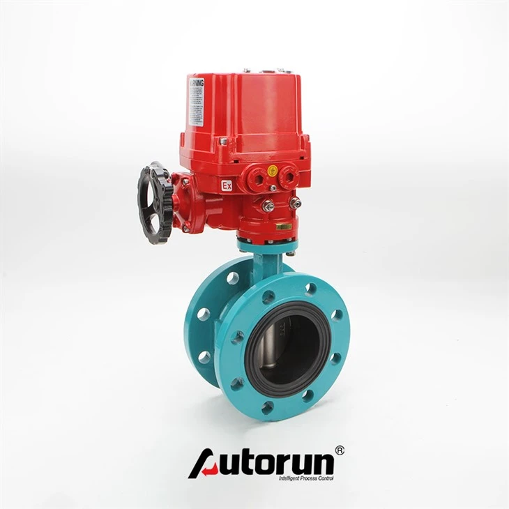 Explosion-Proof Electric Ball Iron Flanged Npauj Npaim Valve