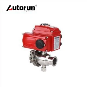 Electric Sanitary Quick Install Ball Valve